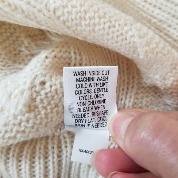 DANA BUCHMAN BNWT Cable Long Sleeve Sweater SMALL - Picture 7 of 8